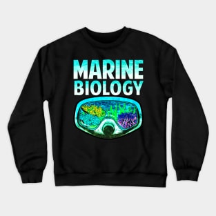 Awesome Marine Biology Underwater Biologist Crewneck Sweatshirt